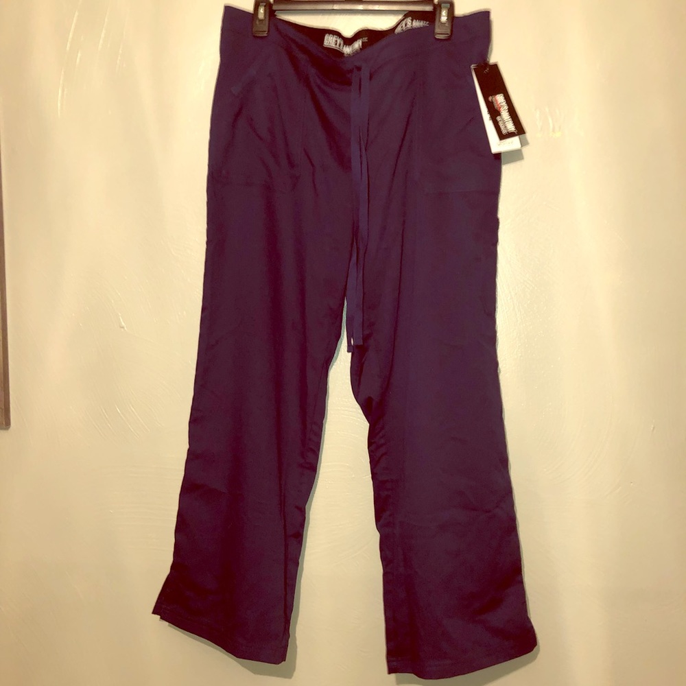 NWT Greys Anatomy PL Indigo Scrub Pants